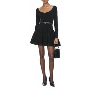johnny was black beaded mesh dress Beaded Mesh Strapless Slit Gown by Ladivine CD407 – ABC Fashion